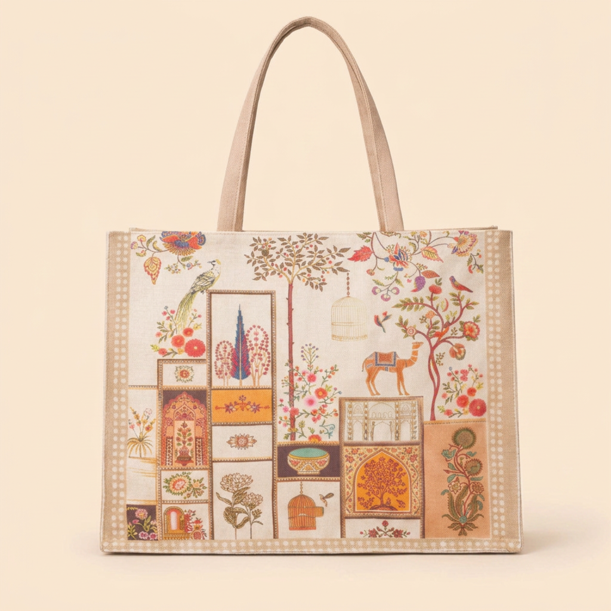 Darbar Canvas Quilted Bag