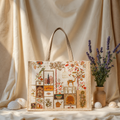 Heritage Bloom Canvas Bag