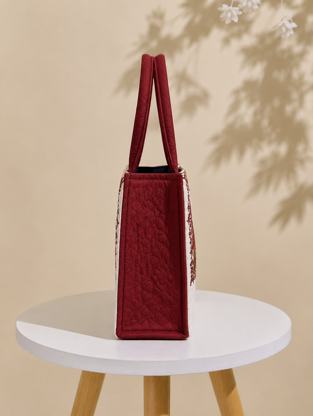 Mughal Muse Quilted Tote Bag 2