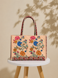 Noor E Bahar Quilted Tote Bag