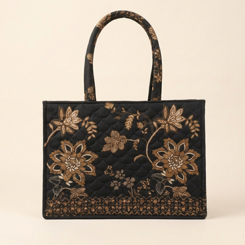 Floral Quilted Bag