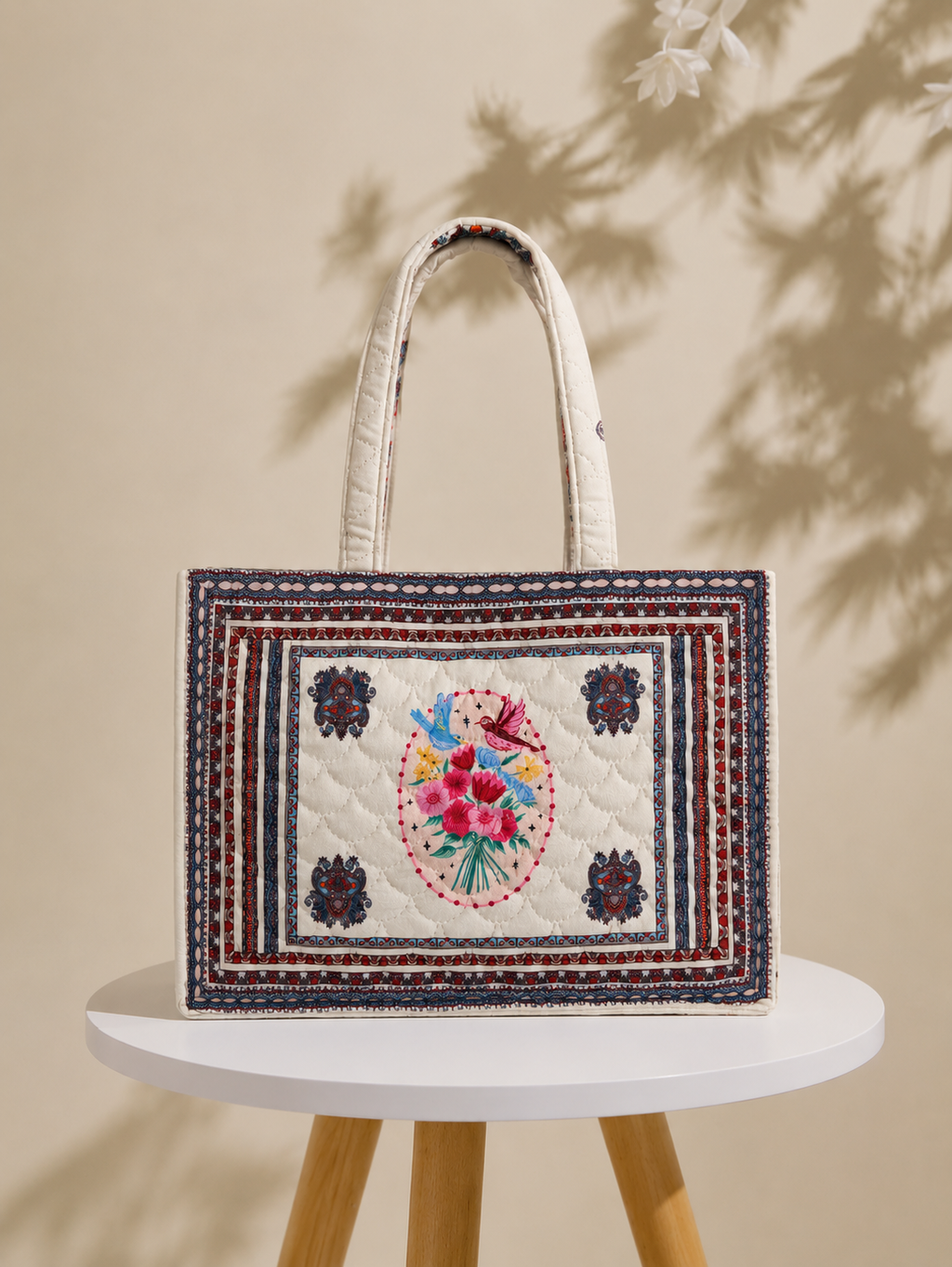 Sadabahar Quilted Tote Bag