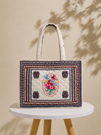 Sadabahar Quilted Tote Bag