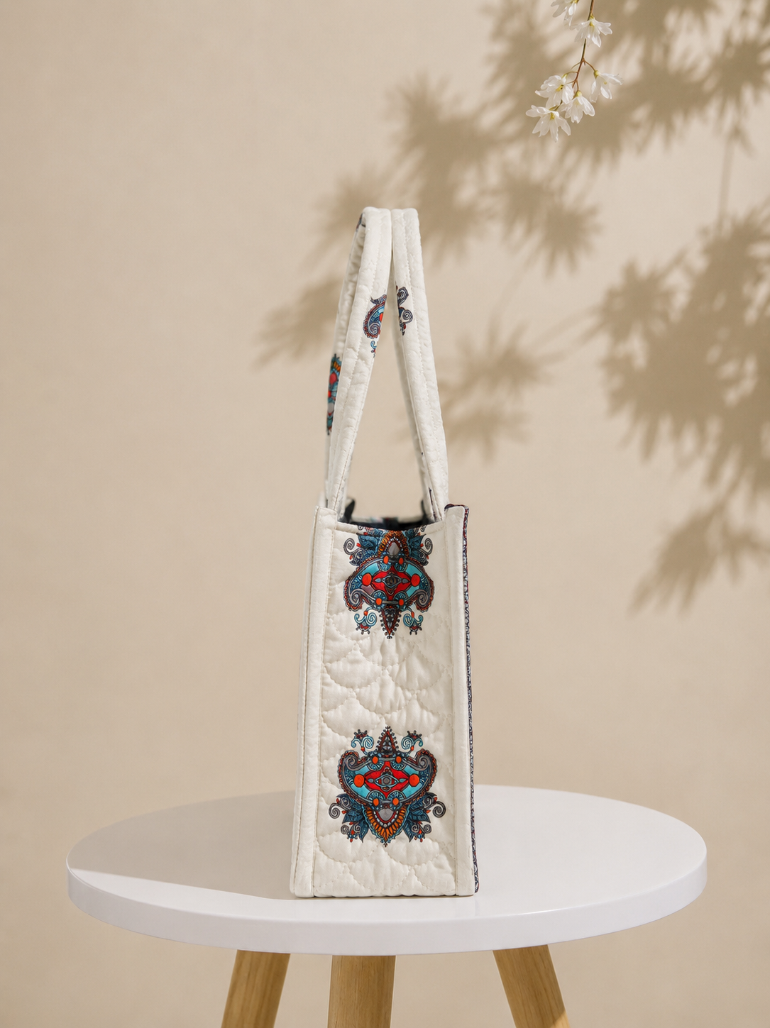 Sadabahar Quilted Tote Bag